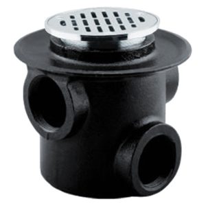 COLADERA DE PISO DE TRES BOCAS