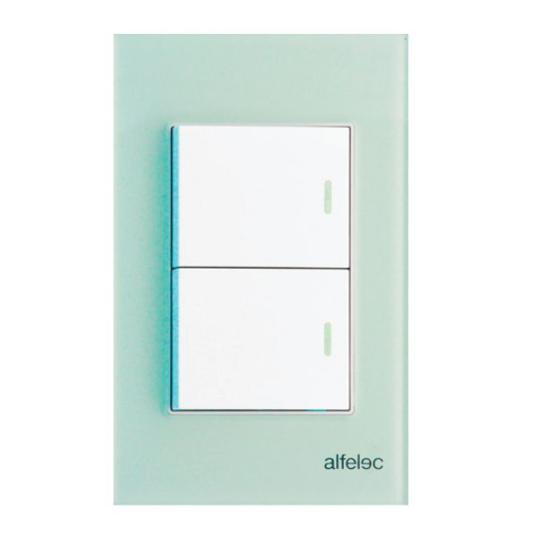 2 APAGADORES SECILLOS, LÍNEA CRYSTAL MINT