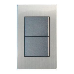 2 APAGADORES SECILLOS, LÍNEA CRYSTAL SILVER DARK